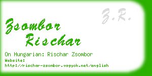 zsombor rischar business card